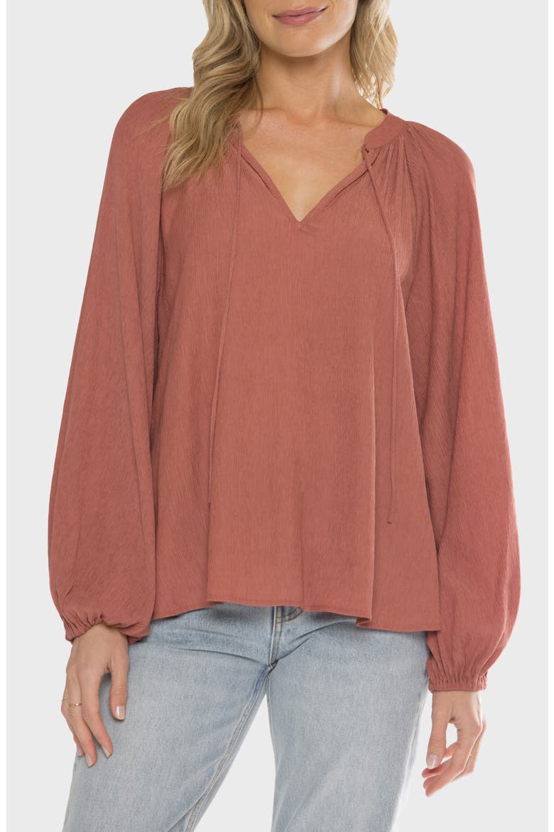 Dawson Tie Top, Main, color, RUST