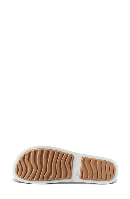 Reef Water Vista Slide Sandal In White/tan