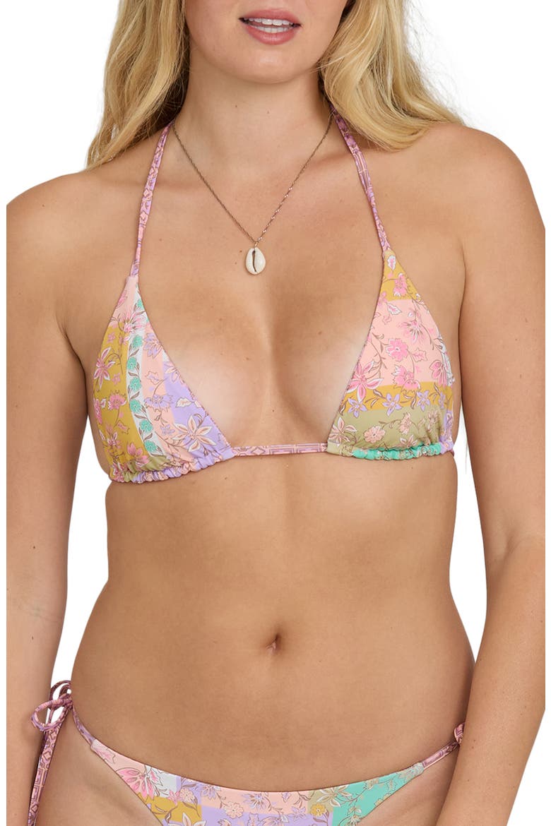 Reversible Multifit Triangle Bikini Top, Main, color, SWEET LILAC