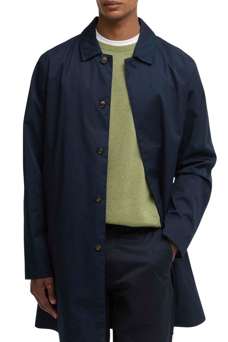Rokig Waterproof Car Coat, Main, color, NAVY/ HIGHLAND LAKE