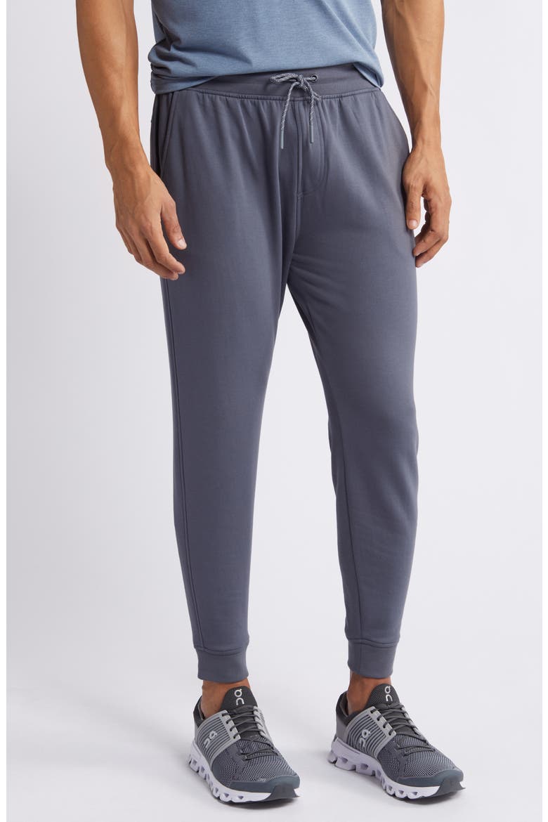 Brushed Fleece Joggers, Main, color, STORM CLOUD