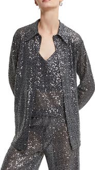ottod'Ame Sequin Embellished Shirt