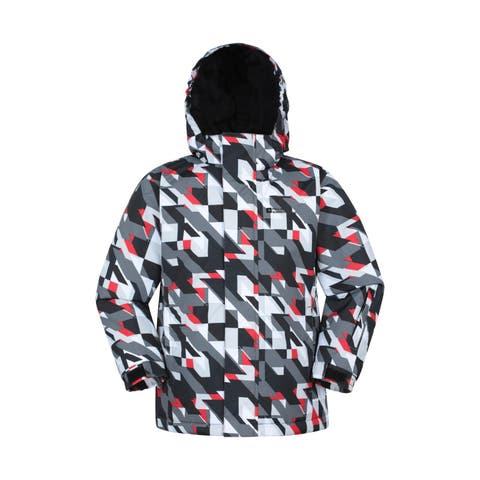 Childrens/Kids Mogal Geometric Ski Jacket