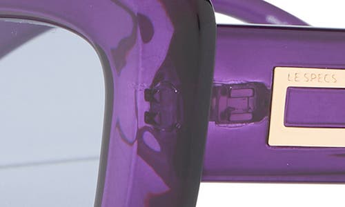 Le Specs Dopamine Limited Edition Cat Eye Sunglasses, 50mm In Purple