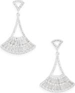 NORDSTROM RACK Cubic Zirconia Fan Drop Earrings