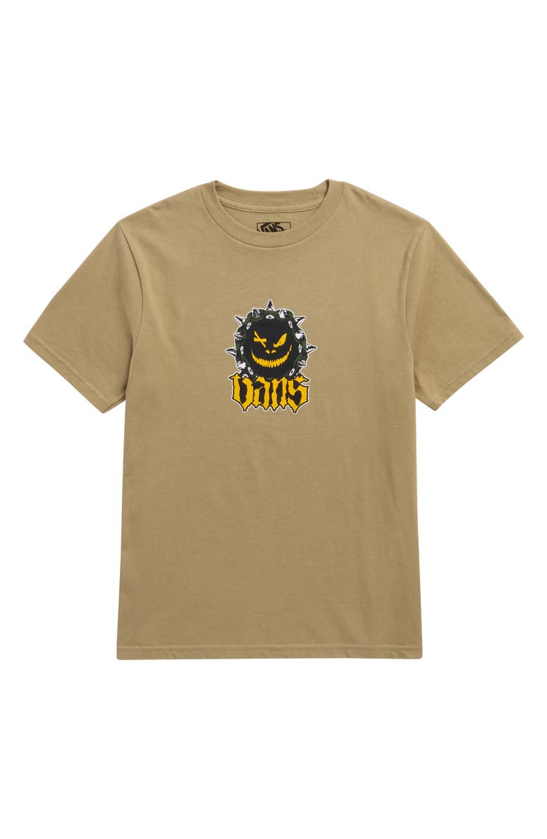 Vans Kids' Happy Spike Graphic T-Shirt, Main, color, Bay Leaf