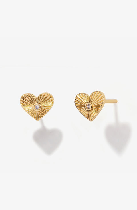 Isla Mini Heart Stud Earrings