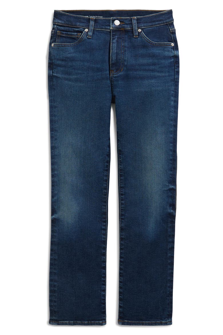 Mari Mid Rise Ankle Slim Straight Leg Jeans, Alternate, color, NIGHT CAP