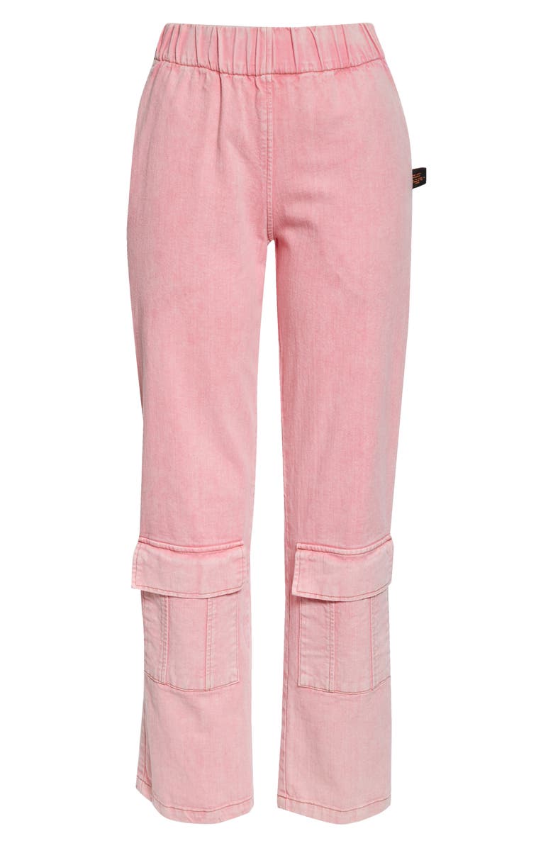 Liberal Youth Ministry Unisex Calvin Washed Cargo Jeans, Alternate, color, 