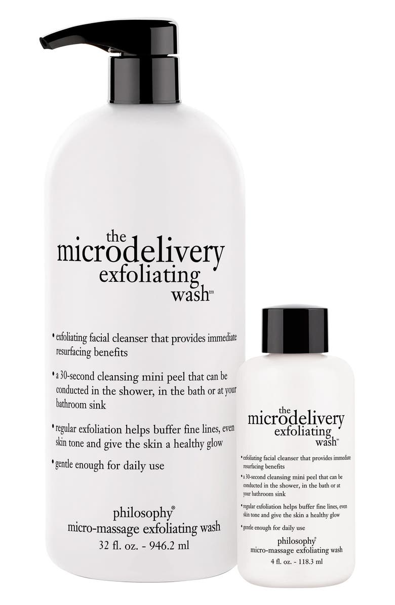 philosophy 'the microdelivery' exfoliating wash duo, Main, color, 
