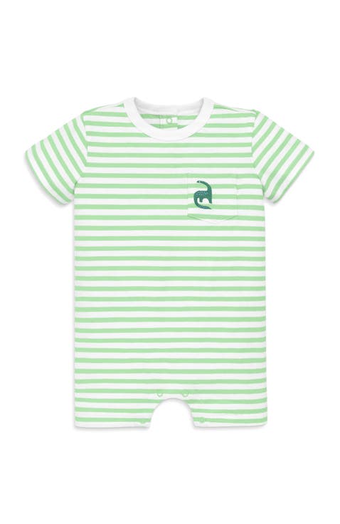 Baby Embroidered Stripe Pocket Shortie