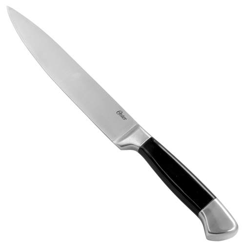 Oster Cuisine Cuisine Colbert Stainless Steel 8 Inch Carving Knife With Black Handle In Black