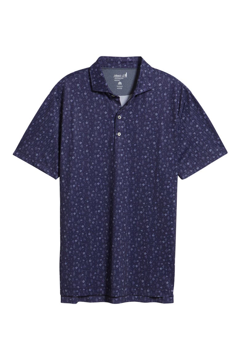 Tumbleweed Desert Print PREP-FORMANCE Golf Polo, Alternate, color, NAVY