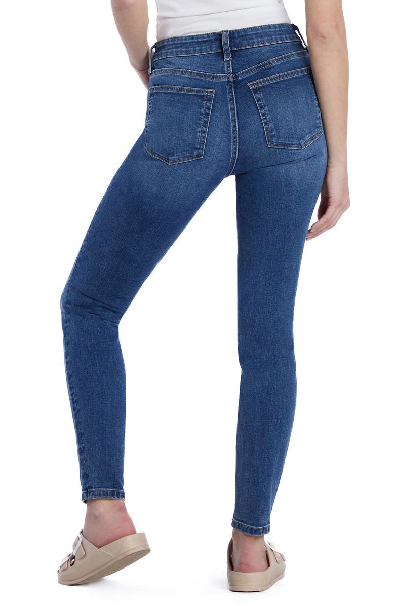 HINT OF BLU Brilliant High Waist Skinny Jeans, Alternate, color, 