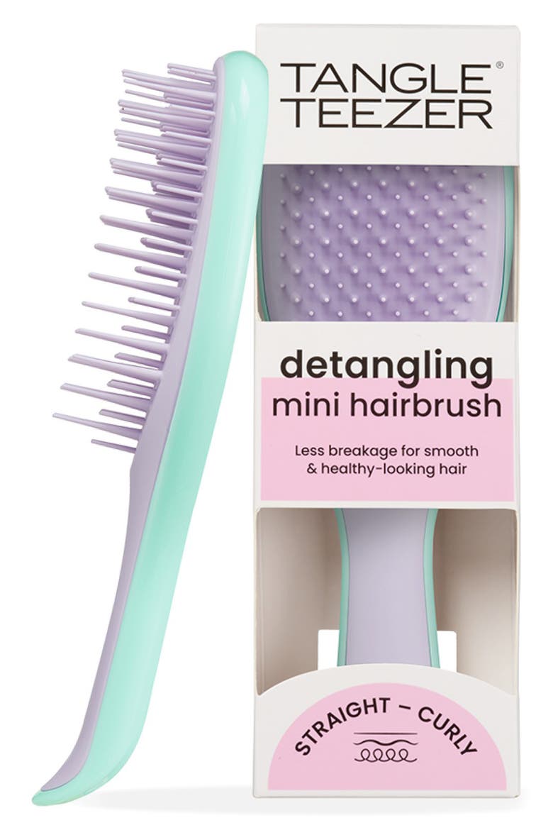 Mini Ultimate Detangling Hairbrush, Main, color, LILAC MINT