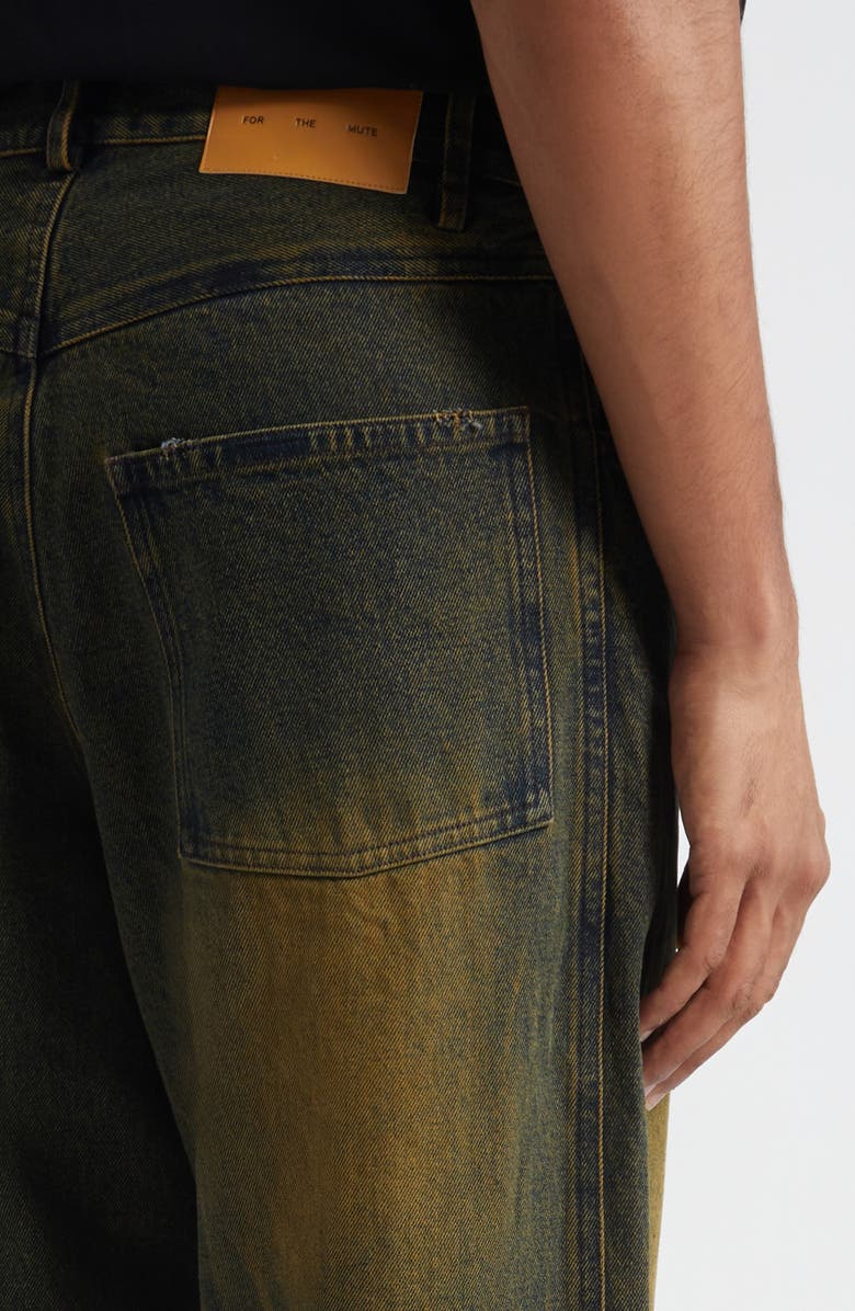 SONG FOR THE MUTE Baggy Jeans, Alternate, color, Brown