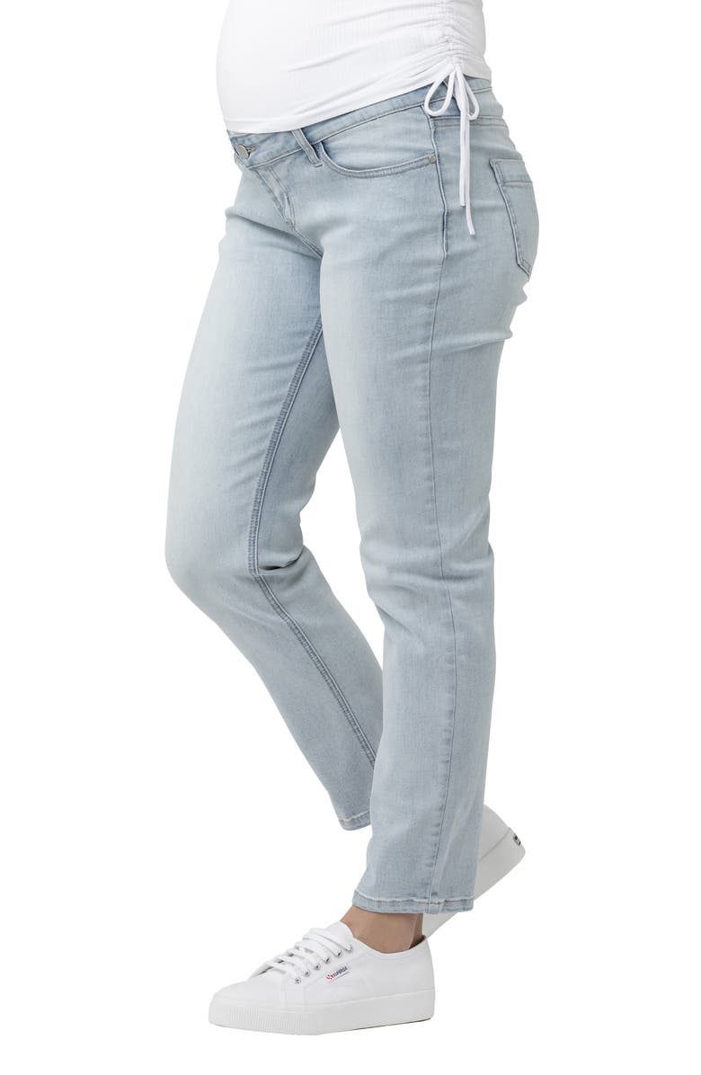 Ripe Maternity Hunter Over Bump Crop Jean, Alternate, color, Clean Fade