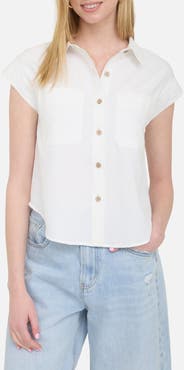 Blu Pepper Short Sleeve Button-Up Shirt