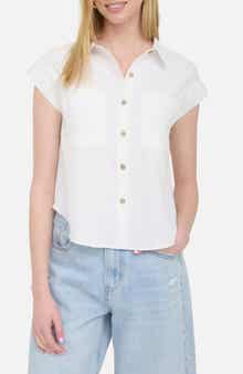 Blu Pepper Short Sleeve Button-Up Shirt