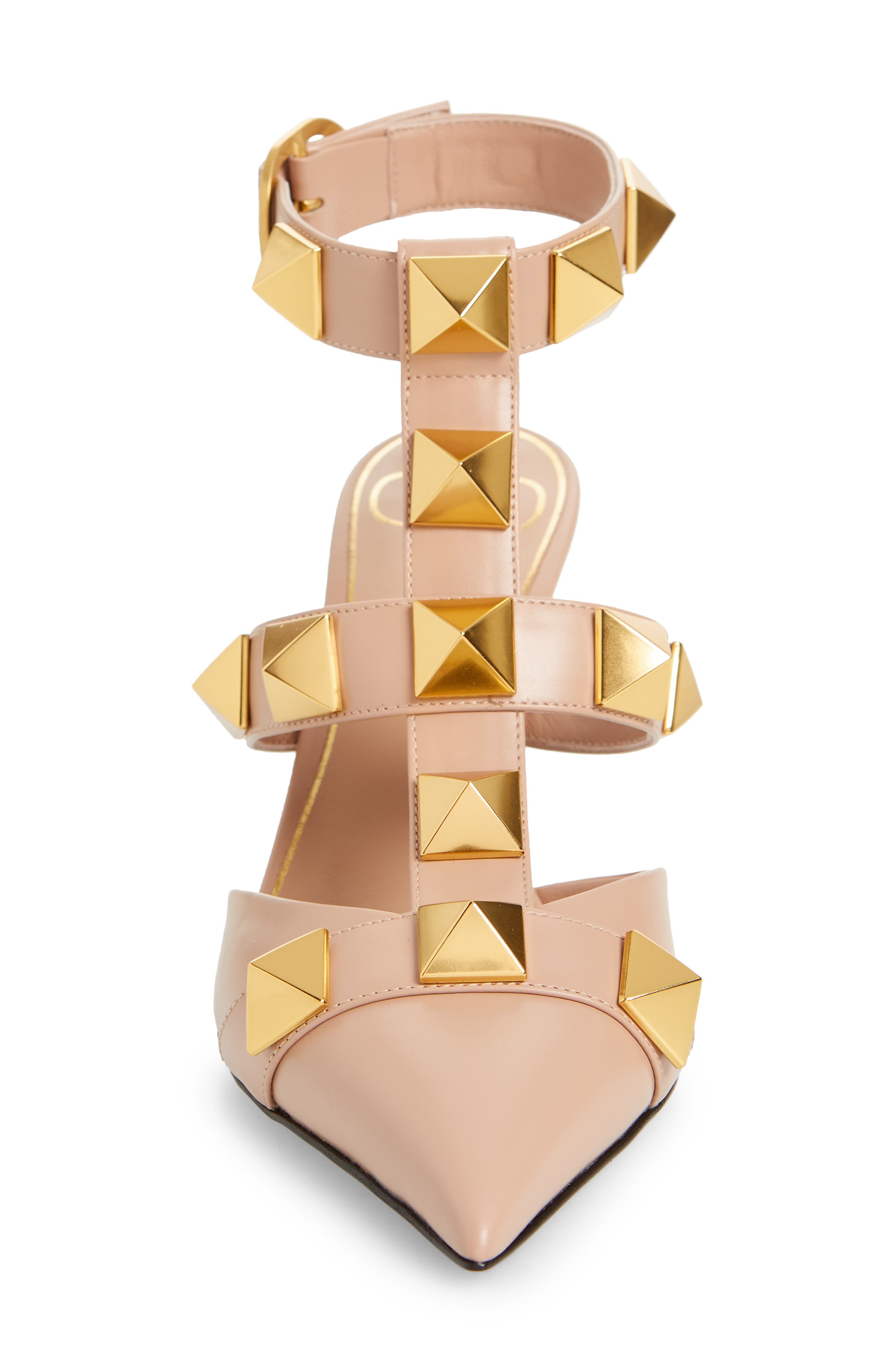 Valentino Garavani Roman Stud T-Strap Pump, Alternate, color, 