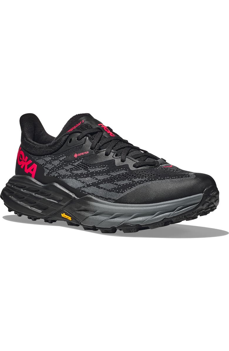 HOKA Speedgoat 5 GTX Gore-Tex<sup>®</sup> Waterproof Trail Running Shoe, Main, color,