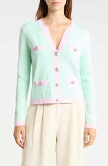 Estefania Contrast Trim Cardigan