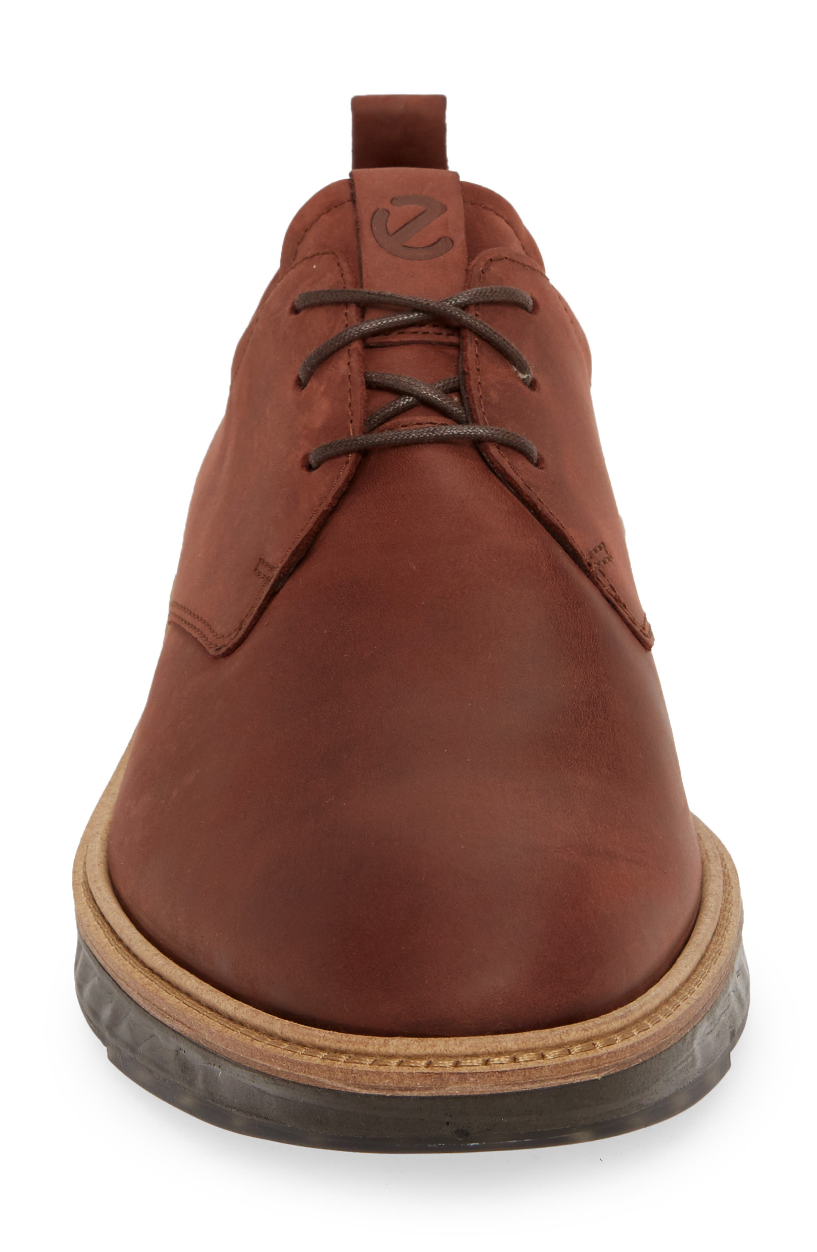 ST1 Hybrid Plain Toe Derby, Alternate, color, BRANDY LEATHER
