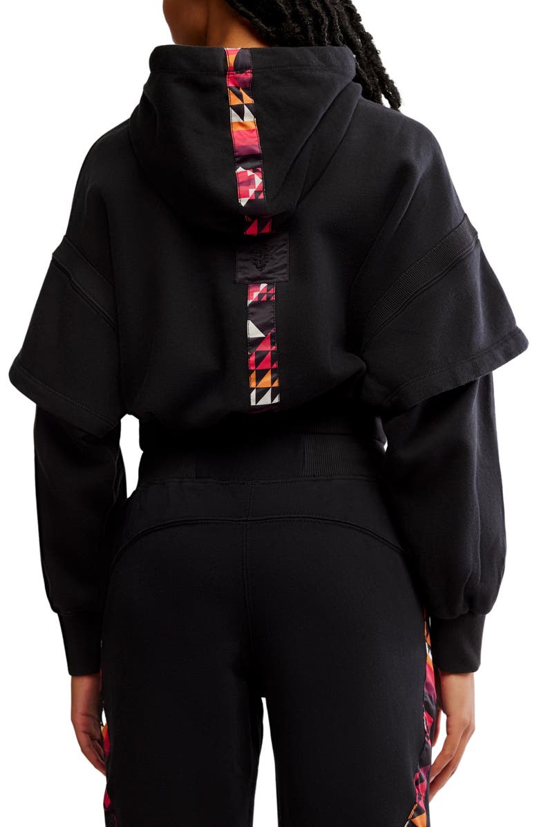 Free People Snow Flow Crop Hoodie, Alternate, color, 