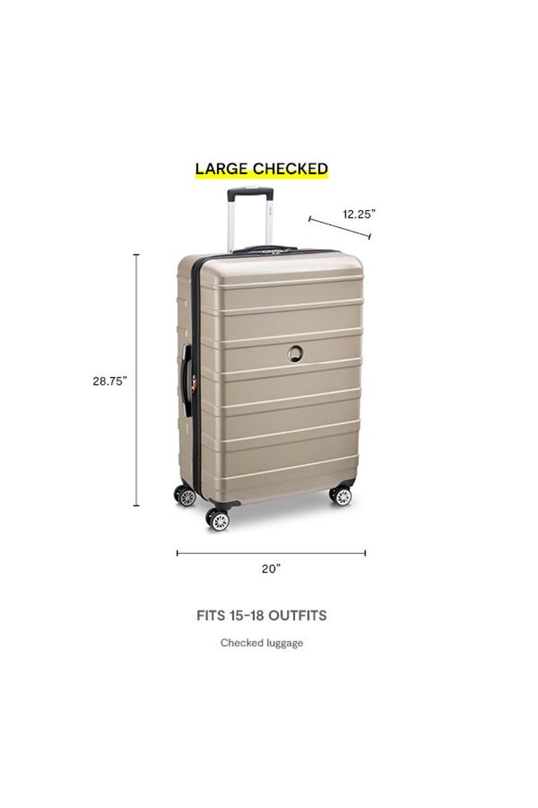Margot Hardside (20"/24"/28") 3 Piece Spinner Suitcase Set, Alternate, color, Gold