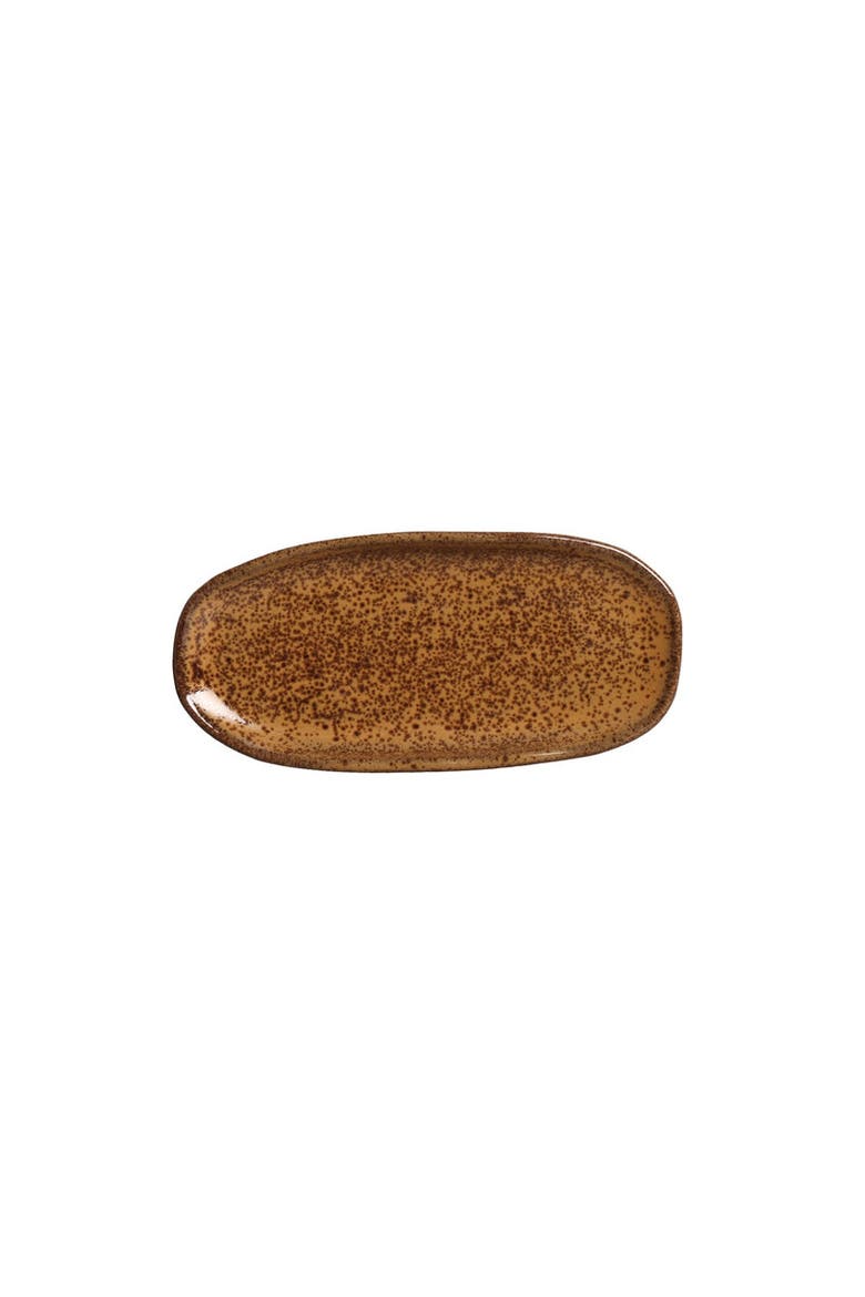 Shallow Organic Oval Platter Mini Set of 4, Main, color, Dijon