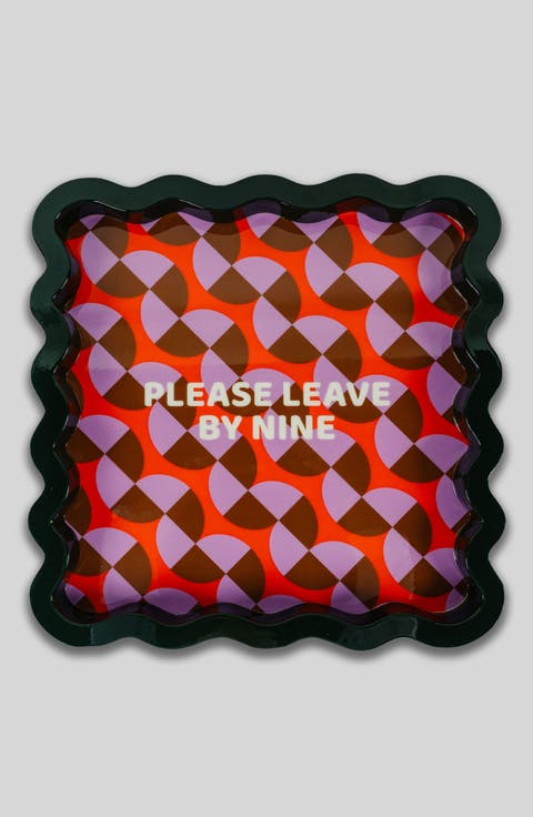 Leave by Nine Lacquer Tray