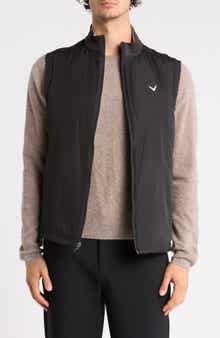 Insulated Mixed Media Full Zip Vest