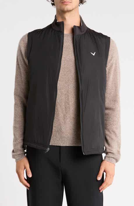 Insulated Mixed Media Full Zip Vest