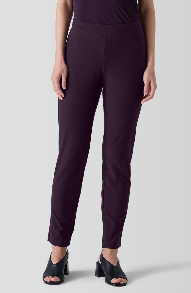 Eileen Fisher Slim Ankle Pants, Main, color, Violet