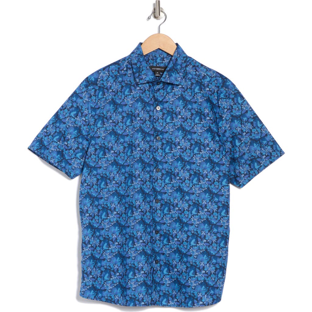 Westzeroone Diego Short Sleeve Cotton Button-up Shirt