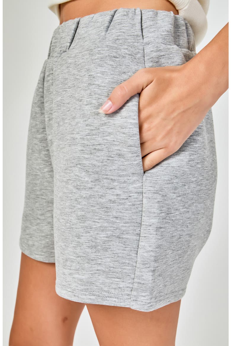 Pocketed Shorts, Alternate, color, HEATHER GREY