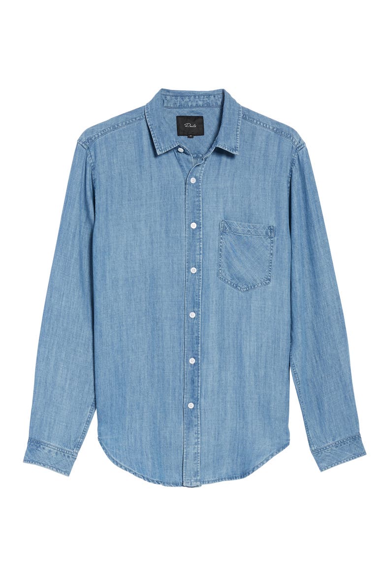 Colton Denim Shirt, Alternate, color, MEDIUM VINTAGE WASH