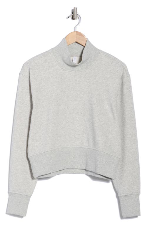 Z By Zella Feather Fleece Sweatshirt In White