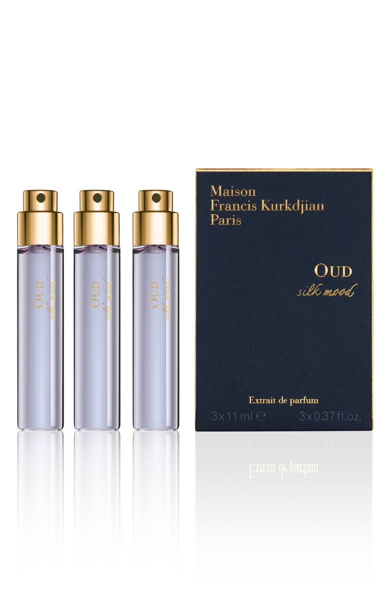 Maison Francis Kurkdjian Paris Oud Silk Mood Extrait de Parfum Refill Trio, Main, color,