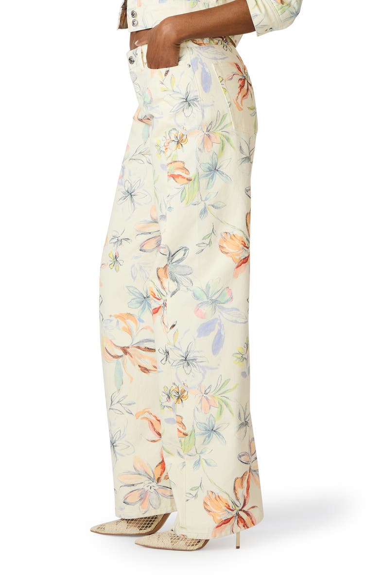 Steve Madden Rori Barrel Jeans, Alternate, color, Vintage Ivory