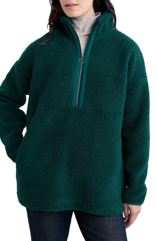 Seasalt Cornwall Barnaloft Fleece Pullover in Verte at Nordstrom, Size 8