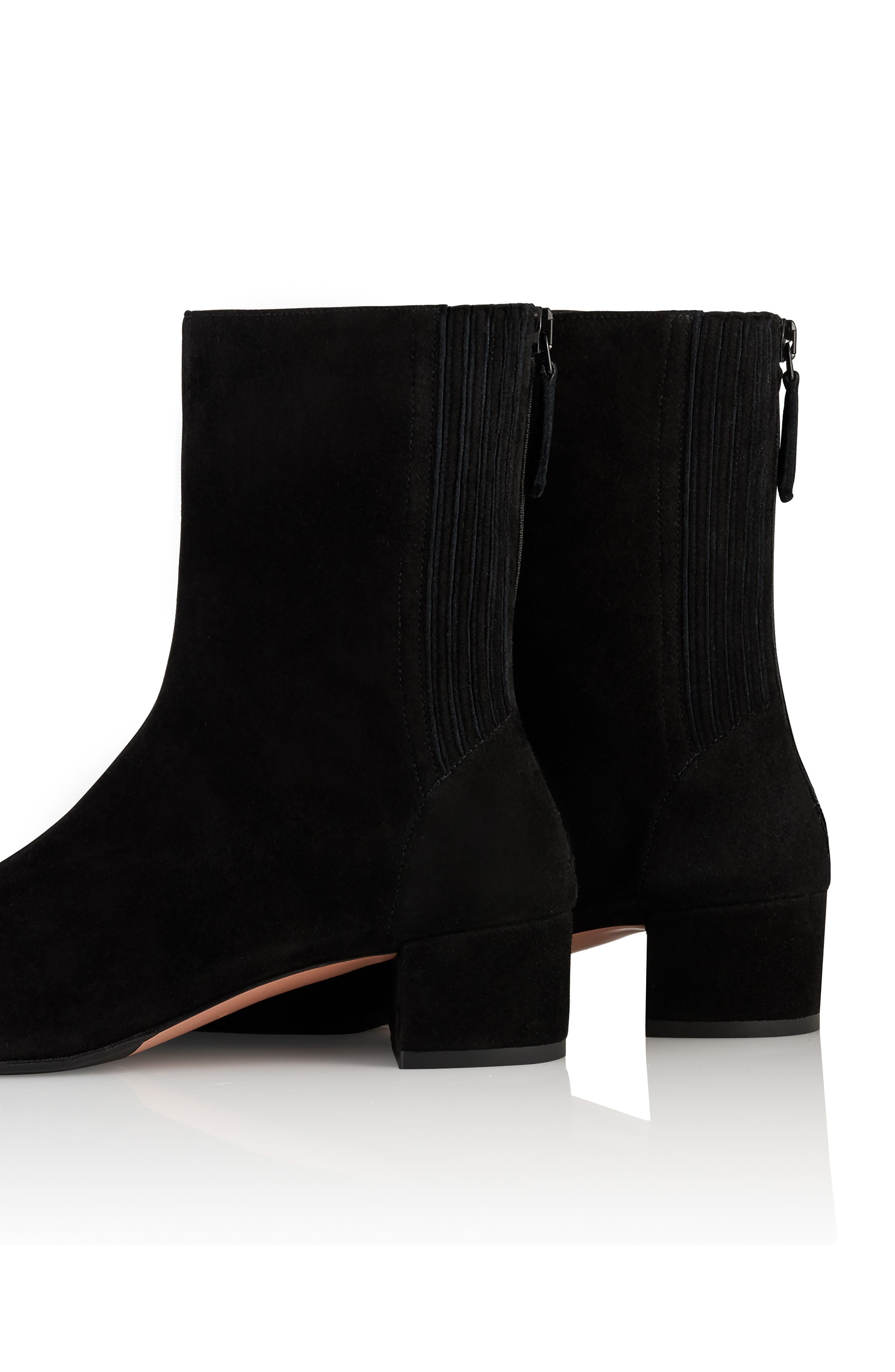 Aquazzura Saint Honor Bootie, Alternate, color, Black