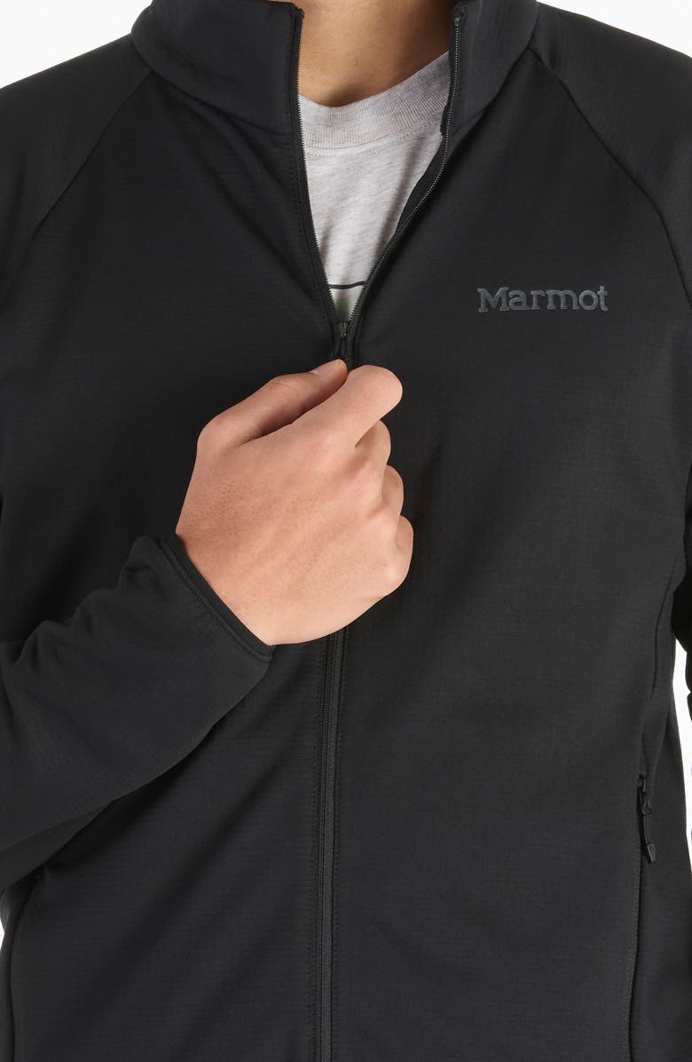 Marmot Leconte Full Zip Fleece Jacket, Alternate, color, Black