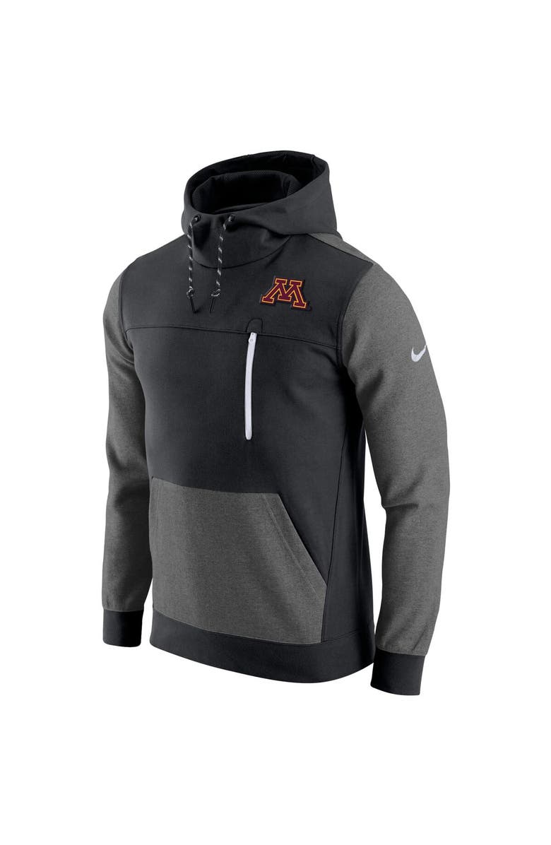 Nike Men's Nike Black Minnesota Golden Gophers AV-15 2.0 Slim Fit Pullover Hoodie, Alternate, color, 