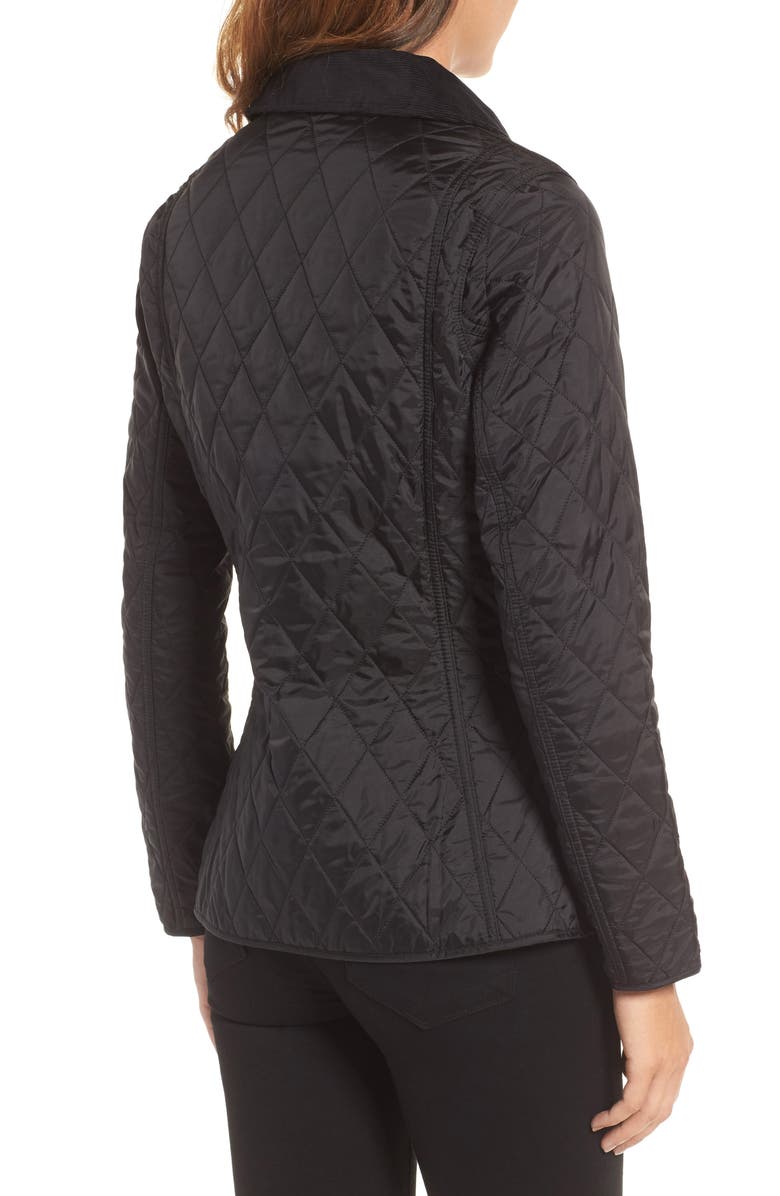 Barbour Annandale Quilted Jacket, Alternate, color, Black