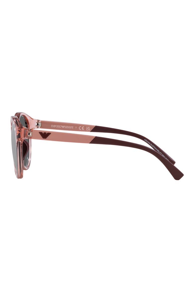 47mm Phantos Sunglasses, Alternate, color, SHINY PINK / DARK GREY
