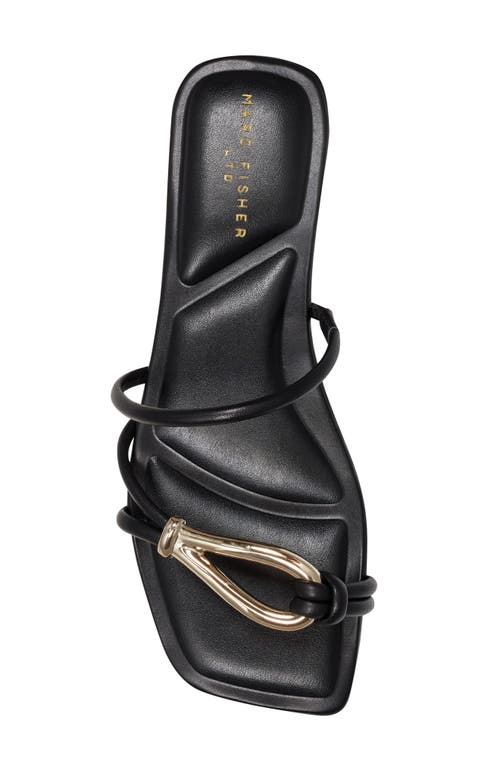 Marc Fisher Ltd Mazza Slide Sandal In Black