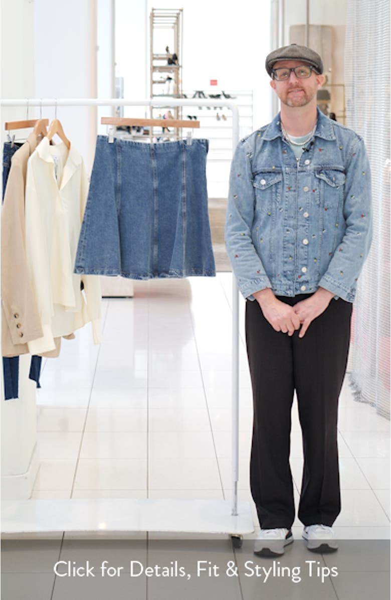 The Sway Denim Skirt, sales video thumbnail