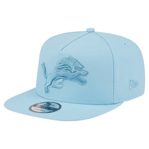 Men's New Era  Light Blue Detroit Lions Color Pack A-Frame 9FIFTY Snapback Hat