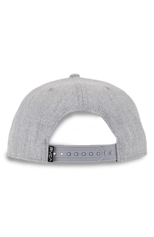 Rvca New School Snapback Hat In Gray